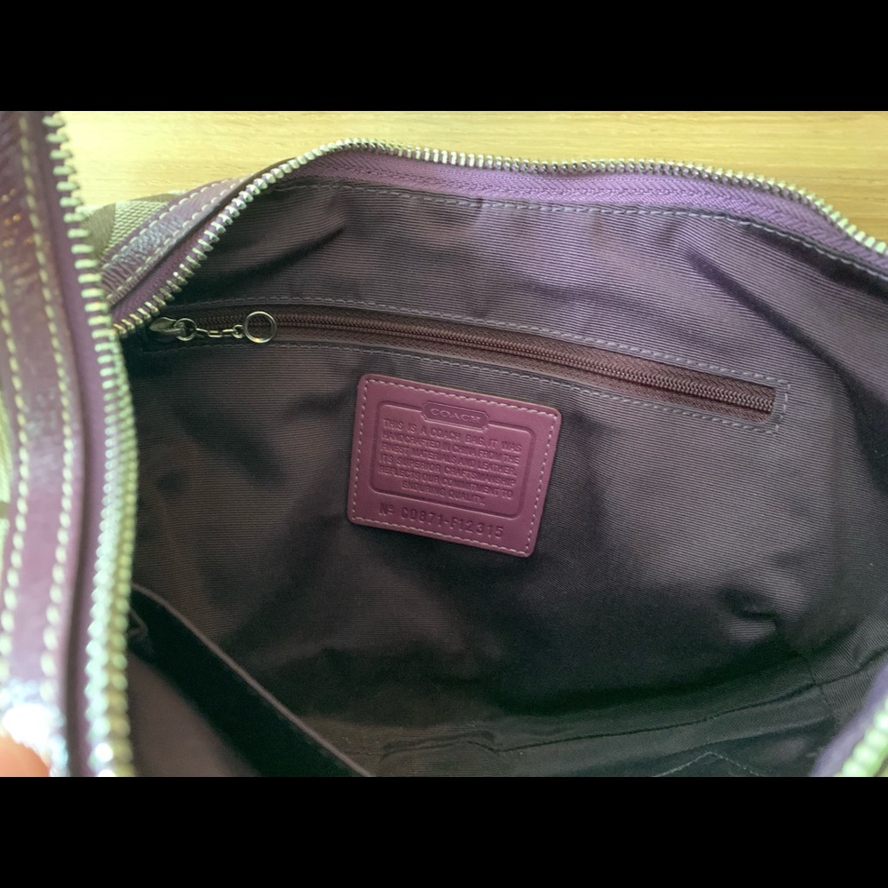 Coach Signature Patchwork Shoulder Bag – Like New - Picture 3 of 6